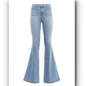 J Brand Demi Patch Pocket Flare Leg Jeans